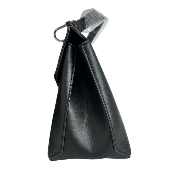 CHRISTIAN LACROIX Sable Prism Python Satchel Handbag Black Silver Women Med $98 - Picture 3 of 10